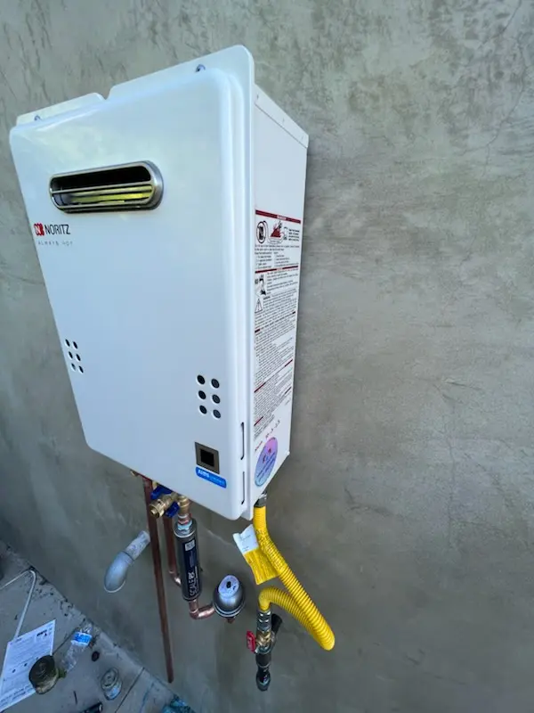 Tankless water heater installation for Lower South Bay homes